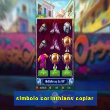 simbolo corinthians copiar